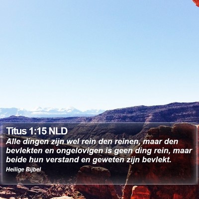 Titus 1:15 NLD Bible Verse Image