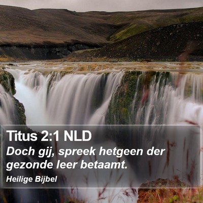 Titus 2:1 NLD Bible Verse Image
