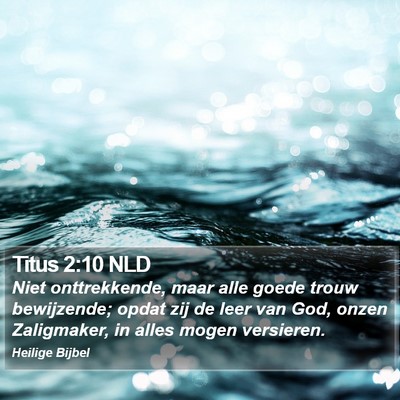 Titus 2:10 NLD Bible Verse Image