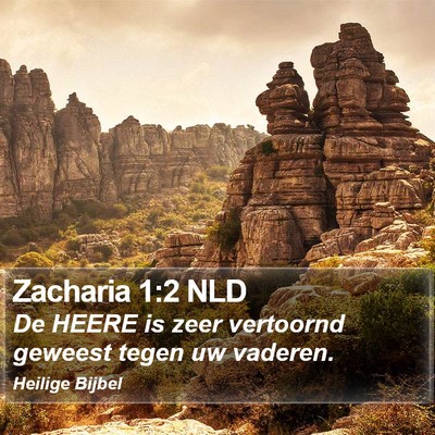 Zacharia 1:2 NLD Bible Verse Image