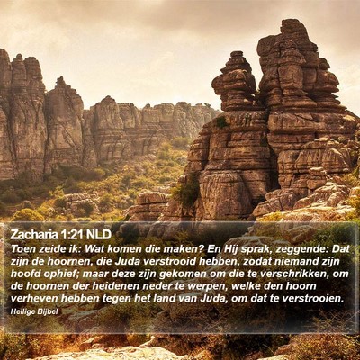 Zacharia 1:21 NLD Bible Verse Image