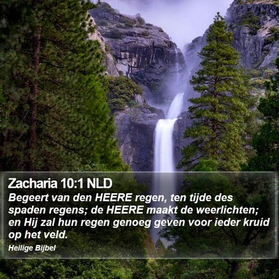 Zacharia 10:1 NLD Bible Verse Image