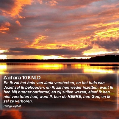 Zacharia 10:6 NLD Bible Verse Image