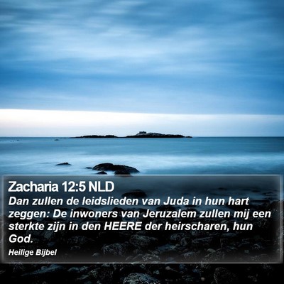 Zacharia 12:5 NLD Bible Verse Image