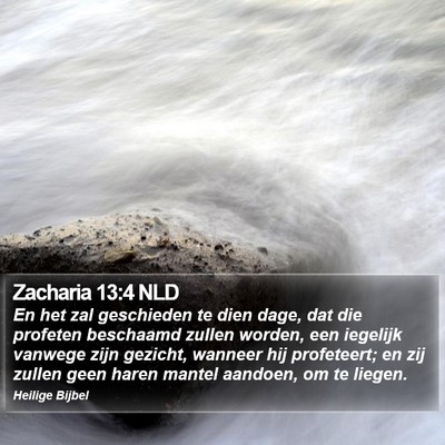 Zacharia 13:4 NLD Bible Verse Image