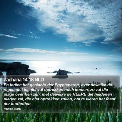 Zacharia 14:18 NLD Bible Verse Image