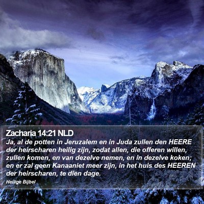 Zacharia 14:21 NLD Bible Verse Image