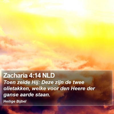 Zacharia 4:14 NLD Bible Verse Image