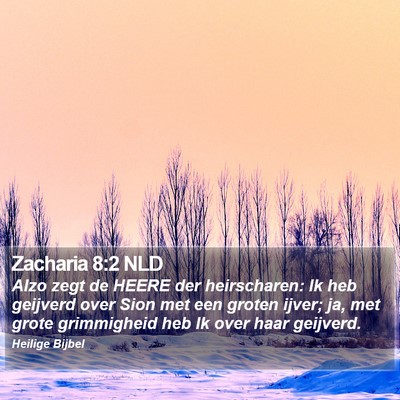 Zacharia 8:2 NLD Bible Verse Image