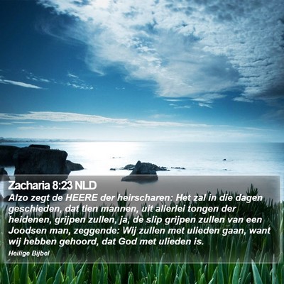 Zacharia 8:23 NLD Bible Verse Image