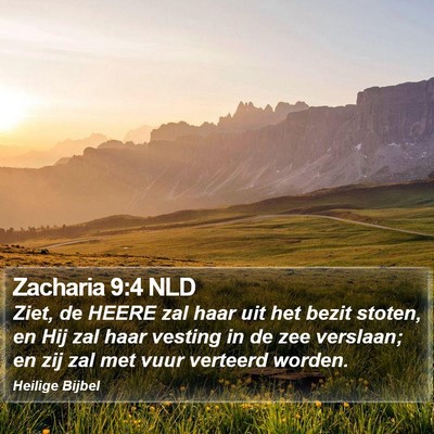 Zacharia 9:4 NLD Bible Verse Image