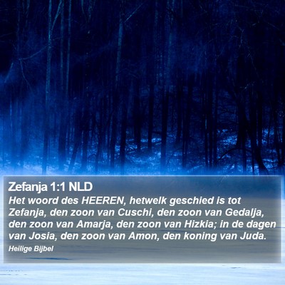 Zefanja 1:1 NLD Bible Verse Image