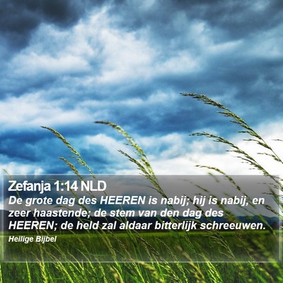 Zefanja 1:14 NLD Bible Verse Image