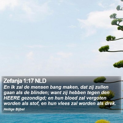 Zefanja 1:17 NLD Bible Verse Image