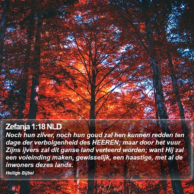 Zefanja 1:18 NLD Bible Verse Image