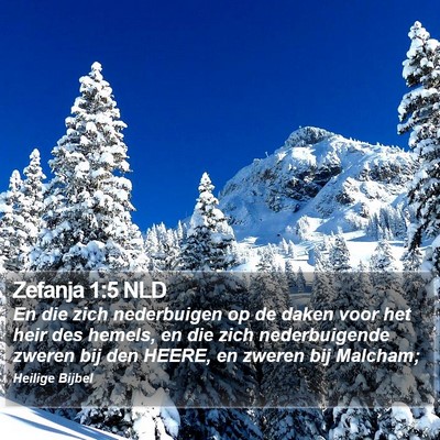 Zefanja 1:5 NLD Bible Verse Image