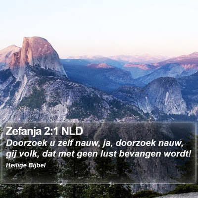 Zefanja 2:1 NLD Bible Verse Image