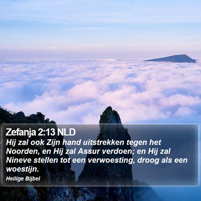 Zefanja 2:13 NLD Bible Verse Image