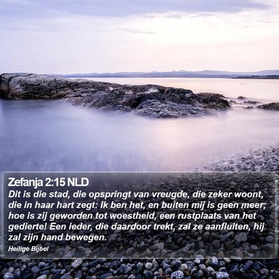 Zefanja 2:15 NLD Bible Verse Image