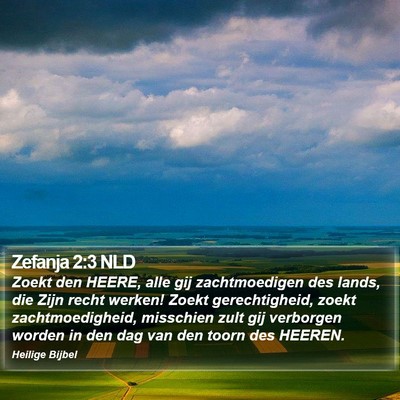 Zefanja 2:3 NLD Bible Verse Image