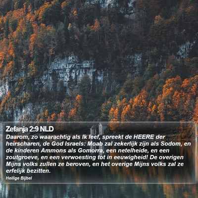 Zefanja 2:9 NLD Bible Verse Image