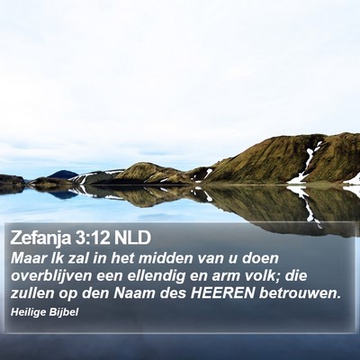 Zefanja 3:12 NLD Bible Verse Image