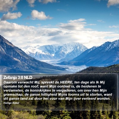 Zefanja 3:8 NLD Bible Verse Image