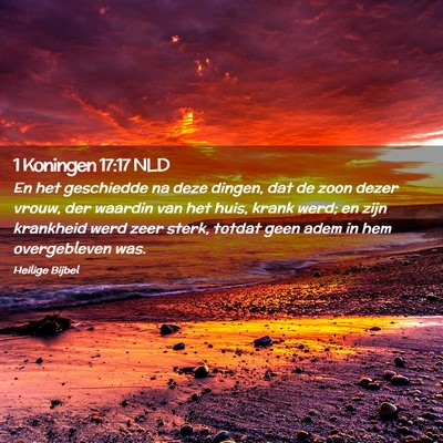 Picture 02 - 1 Koningen 17:17 NLD - En het geschiedde na deze dingen, dat de zoon - Bible Verse Picture