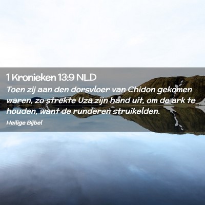 Picture 02 - 1 Kronieken 13:9 NLD - Toen zij aan den dorsvloer van Chidon gekomen - Bible Verse Picture