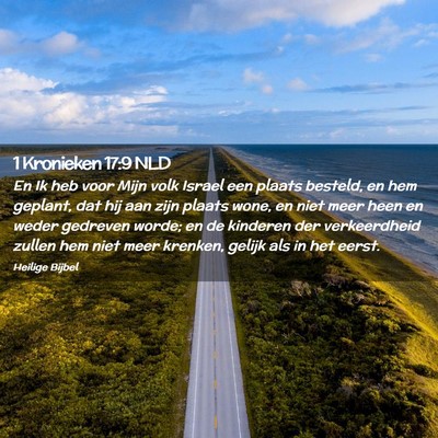 Picture 02 - 1 Kronieken 17:9 NLD - En Ik heb voor Mijn volk Israel een plaats - Bible Verse Picture