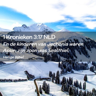 Picture 02 - 1 Kronieken 3:17 NLD - En de kinderen van Jechonia waren Assir; zijn - Bible Verse Picture