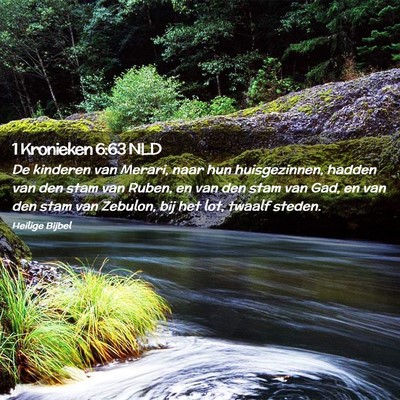 Picture 02 - 1 Kronieken 6:63 NLD - De kinderen van Merari, naar hun huisgezinnen, - Bible Verse Picture