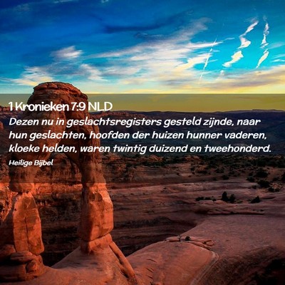 Picture 02 - 1 Kronieken 7:9 NLD - Dezen nu in geslachtsregisters gesteld zijnde, - Bible Verse Picture