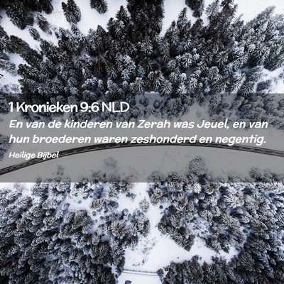 Picture 02 - 1 Kronieken 9:6 NLD - En van de kinderen van Zerah was Jeuel, en van - Bible Verse Picture