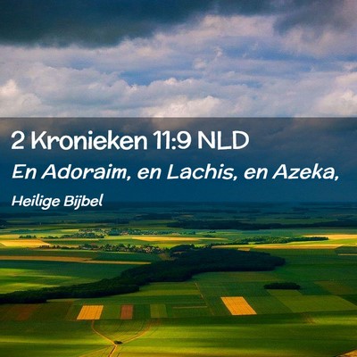 Picture 02 - 2 Kronieken 11:9 NLD - En Adoraim, en Lachis, en - Bible Verse Picture