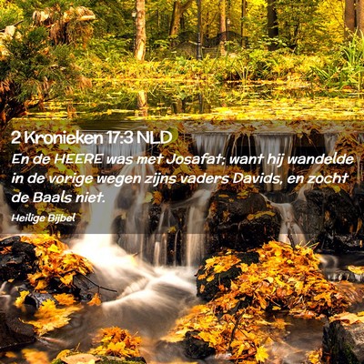 Picture 02 - 2 Kronieken 17:3 NLD - En de HEERE was met Josafat; want hij wandelde in - Bible Verse Picture