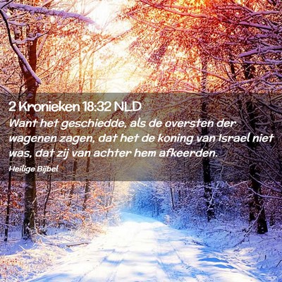 Picture 02 - 2 Kronieken 18:32 NLD - Want het geschiedde, als de oversten der wagenen - Bible Verse Picture