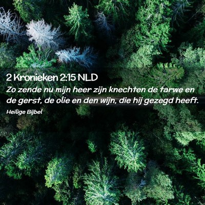 Picture 02 - 2 Kronieken 2:15 NLD - Zo zende nu mijn heer zijn knechten de tarwe en - Bible Verse Picture