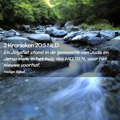 Picture 02 - 2 Kronieken 20:5 NLD - En Josafat stond in de gemeente van Juda en - Bible Verse Picture