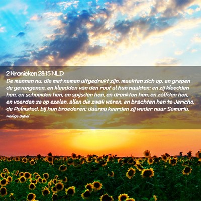 Picture 02 - 2 Kronieken 28:15 NLD - De mannen nu, die met namen uitgedrukt zijn, - Bible Verse Picture
