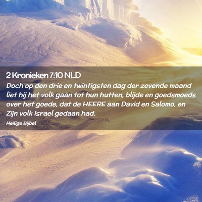 Picture 02 - 2 Kronieken 7:10 NLD - Doch op den drie en twintigsten dag der zevende - Bible Verse Picture