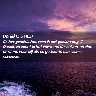 Picture 02 - Daniël 8:15 NLD - En het geschiedde, toen ik dat gezicht zag, ik - Bible Verse Picture