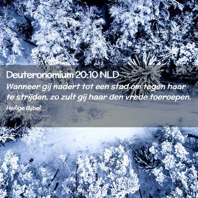 Picture 02 - Deuteronomium 20:10 NLD - Wanneer gij nadert tot een stad om tegen haar te - Bible Verse Picture