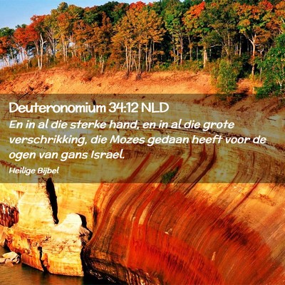 Picture 02 - Deuteronomium 34:12 NLD - En in al die sterke hand, en in al die grote - Bible Verse Picture