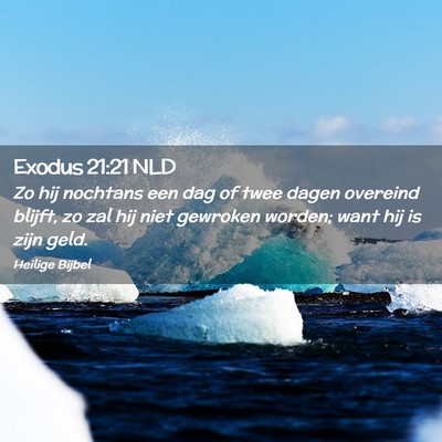 Picture 02 - Exodus 21:21 NLD - Zo hij nochtans een dag of twee dagen overeind - Bible Verse Picture