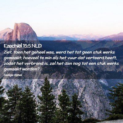 Picture 02 - Ezechiël 15:5 NLD - Ziet, toen het geheel was, werd het tot geen stuk - Bible Verse Picture
