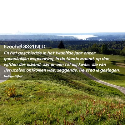 Picture 02 - Ezechiël 33:21 NLD - En het geschiedde in het twaalfde jaar onzer - Bible Verse Picture