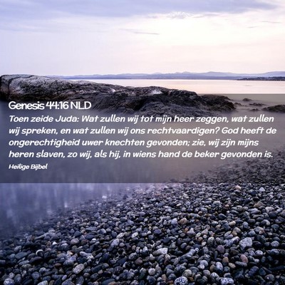 Picture 02 - Genesis 44:16 NLD - Toen zeide Juda: Wat zullen wij tot mijn heer - Bible Verse Picture