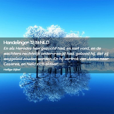 Picture 02 - Handelingen 12:19 NLD - En als Herodes hem gezocht had, en niet vond, en - Bible Verse Picture