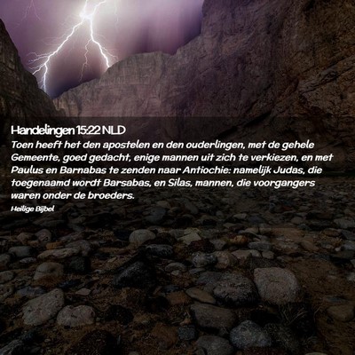 Picture 02 - Handelingen 15:22 NLD - Toen heeft het den apostelen en den ouderlingen, - Bible Verse Picture